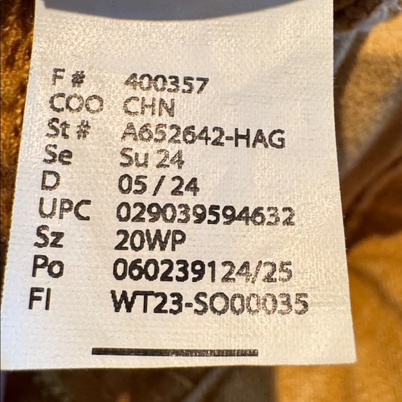 LOGO by Lori Goldstein Harvest Gold Stretch Boyfriend Cargo Jeans Size 20WP - Picture 9 of 11